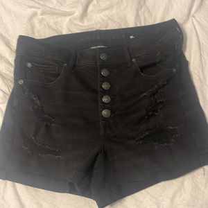 American Eagle Outfitters Black Denim Shorts Sz. 8